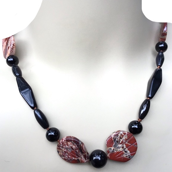 Handcrafted Black Onyx Necklace NWT - Picture 10 of 10